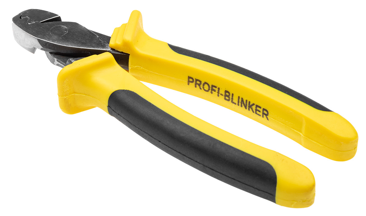 ProfiBlinker Klemmhülsen Zange aus Edelstahl mit gummierten Kunststoffgriff 