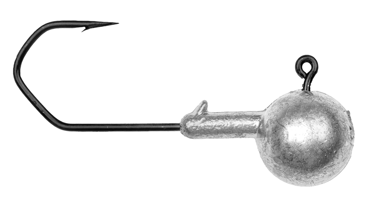 ProfiBlinker Rundkopf-Twister mit High-Carbon Haken in Schwarz / Größe Micro / 1,5g / mittel / Wassertiefe bis 6m / 5er Pack