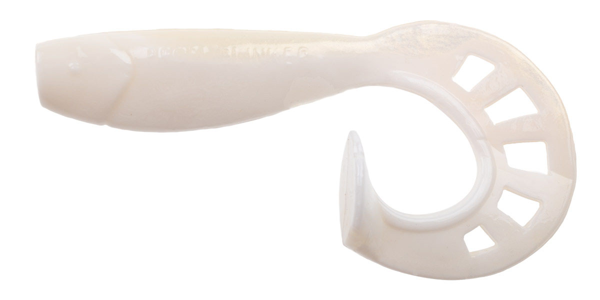 ProfiBlinker Zandertail Größe D 10cm Weiß / Grell-Weiß / 5er Pack 