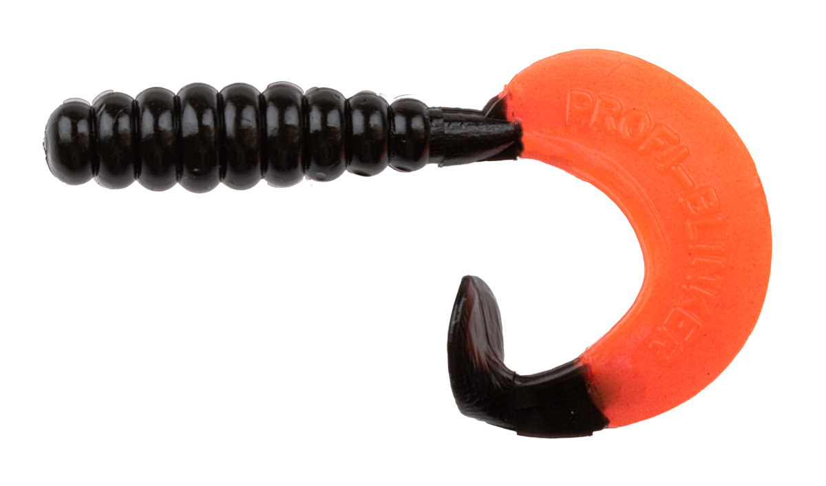 ProfiBlinker Turbotail Größe A/0 3cm Schwarz-Rot / 1000er Pack 