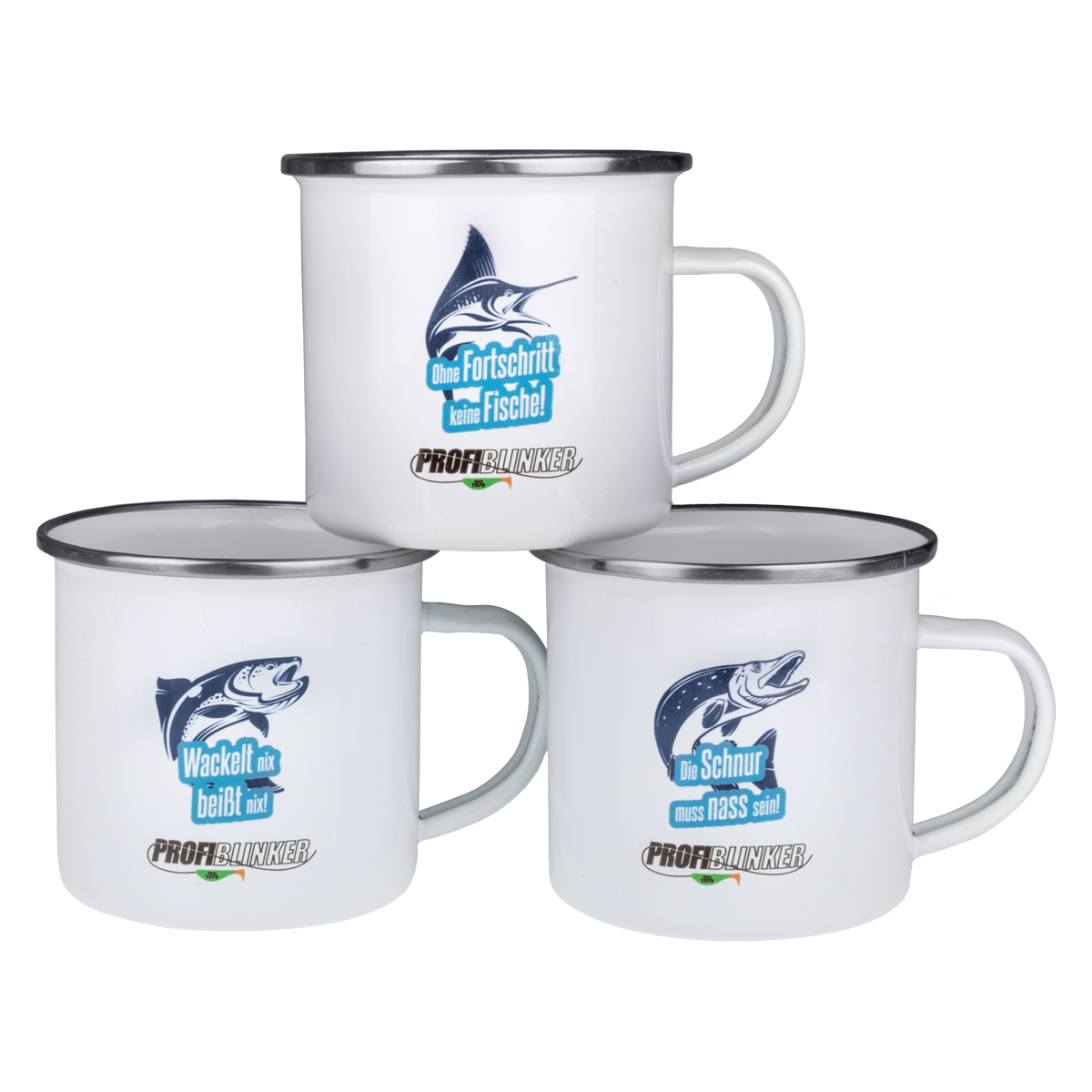 Profiblinker Kaffeepott aus Emaille 