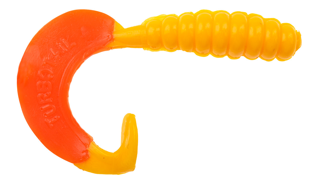 ProfiBlinker Turbotail Größe A/0 3cm Schwefel-Gelb / Rot / 125er Pack 