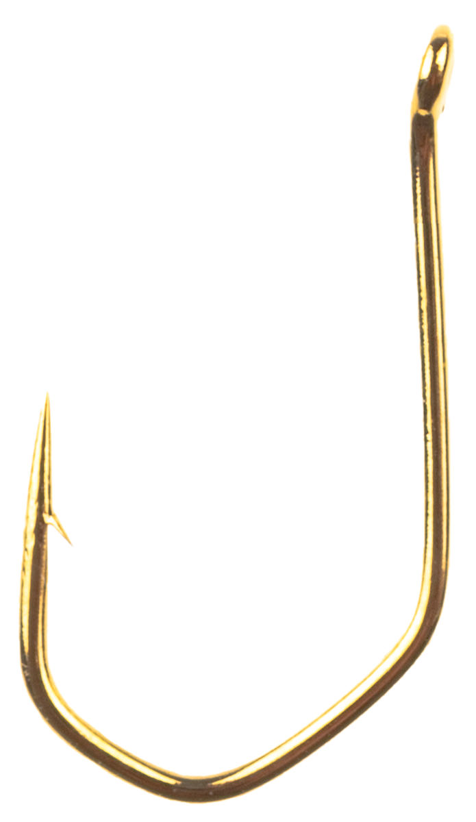 ProfiBlinker Winkel-Haken mit Micro-Öhr Gold / Größe 14 / 10er Pack 