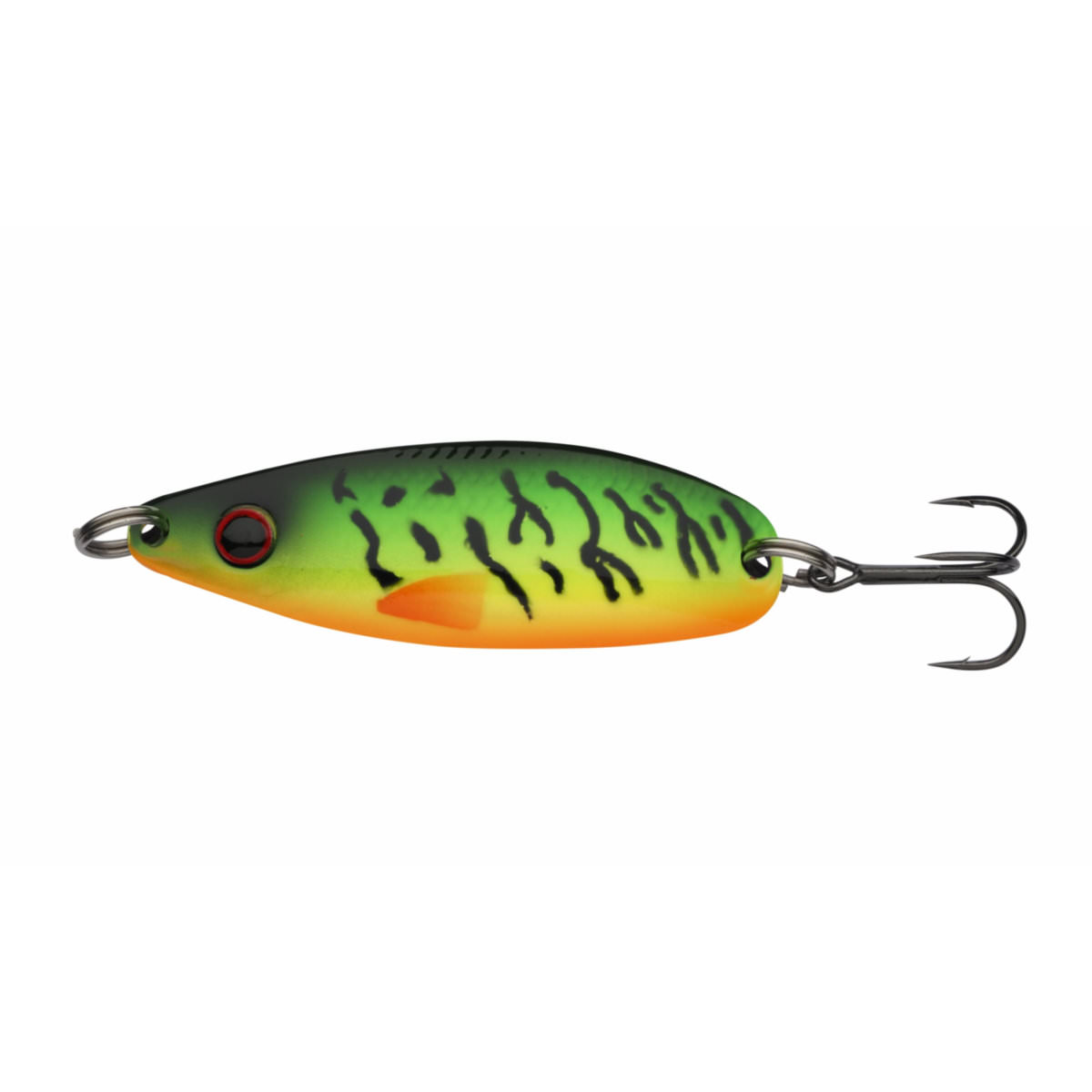 Abu Garcia Shaky Spoon Feuertiger, Hakengröße 2, 7 cm, Lauftiefe 0,5 m-1,5 m, 20 g 