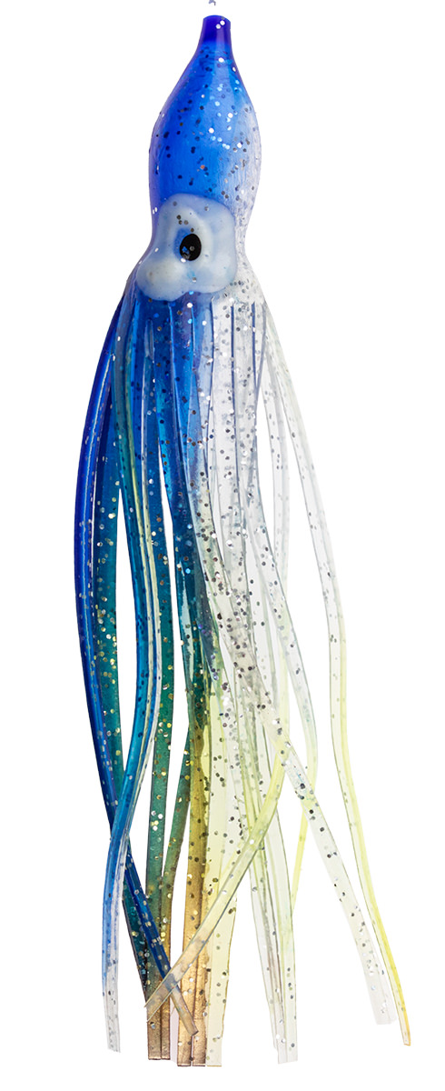 ProfiBlinker Octopus Größe 5cm  laser-blau / 50er Pack 