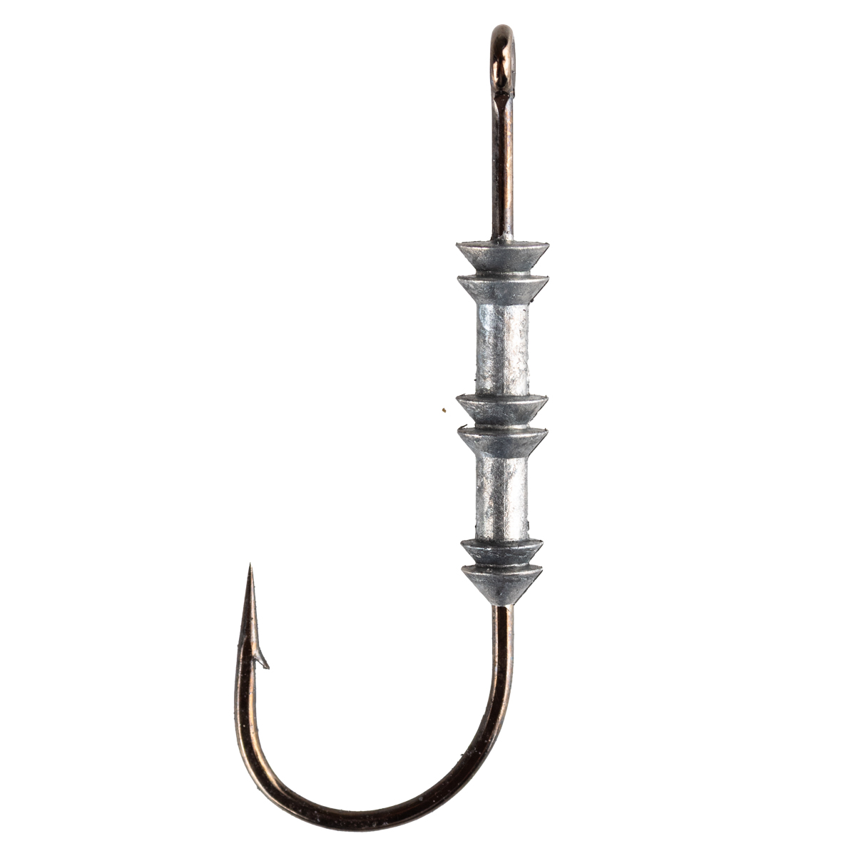 ProfiBlinker Never Slip Bait Holder Hook Rundbogen / Größe 1/0 / 2er Pack 