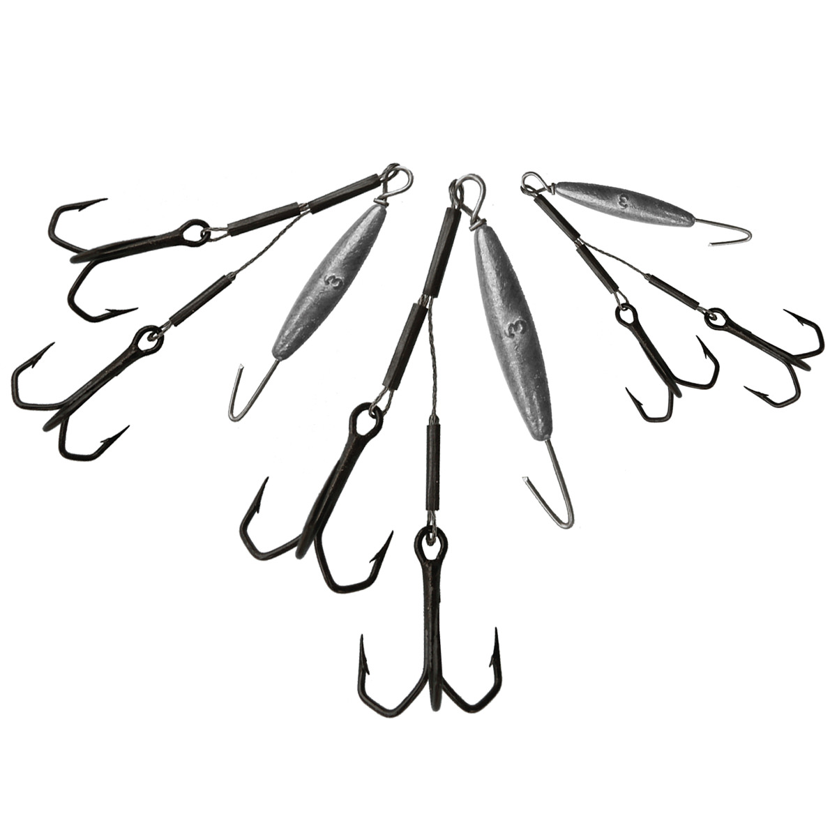 ProfiBlinker Köder-und Gummifisch-System mit Drillingen 