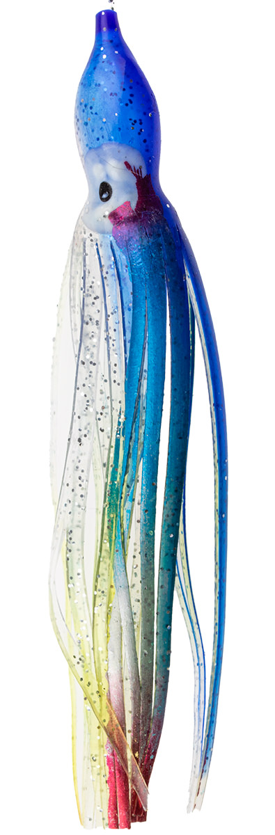 ProfiBlinker Octopus Größe 5cm  laser-blau / 50er Pack 