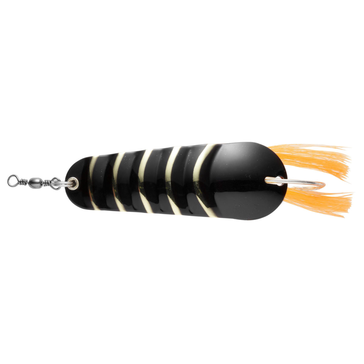 Abu Garcia Atom Vass Spoon Zebra, Hakengröße 2/0, 7,5 cm, Lauftiefe 1 m-3 m, 25 g 