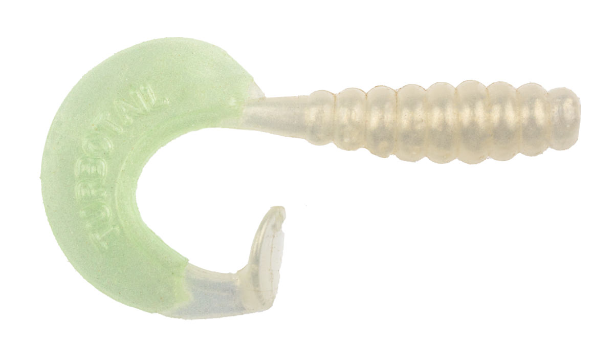 ProfiBlinker Turbotail Größe A/0 3cm Perl / Perlmutt-Weiß / Gold-Metallisierend / 125er Pack 