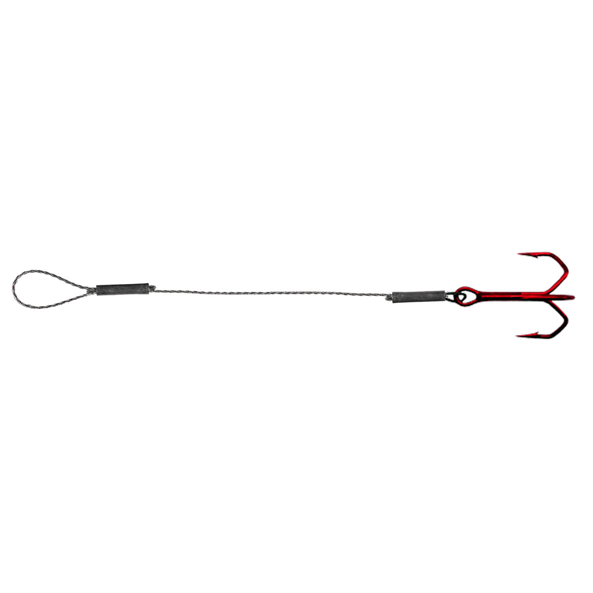 ProfiBlinker Stinger mit ProfiBlinker Drilling Vorfach / Hakengröße 8 / 8kg / 9cm / 2er Pack 