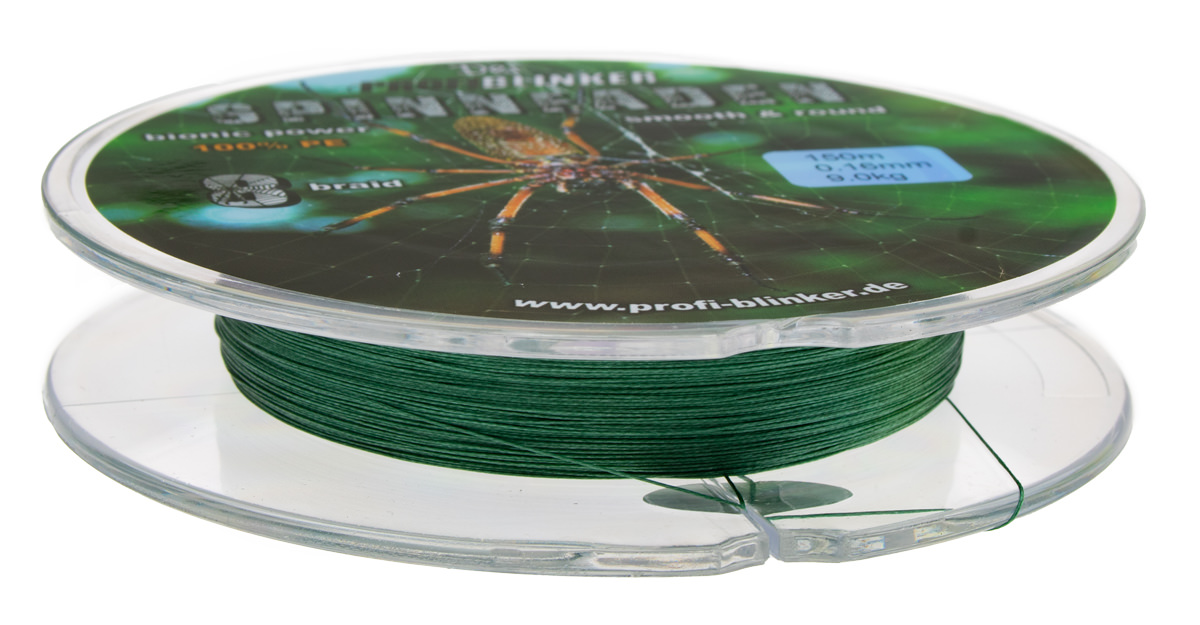 ProfiBlinker Spinnfaden algengrün 0,28mm / Tragkraft 18kg / 150m 