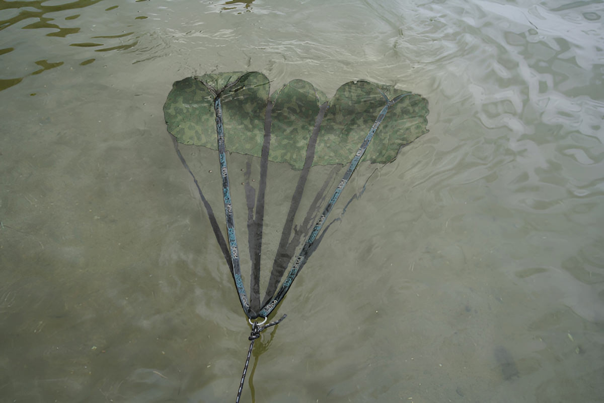 ProfiBlinker DRIFT-STOP camouflage / 0,5 qm / Größe 1 für Bootslänge 2 m 