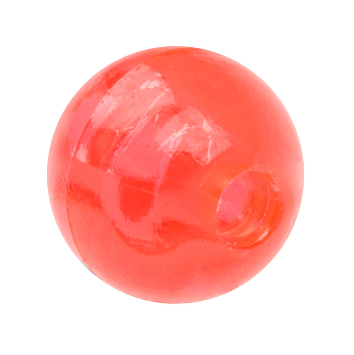 ProfiBlinker Plastik-Kugeln Rote Fluo-Lackierung / Größe / 5mm / 40er Pack 