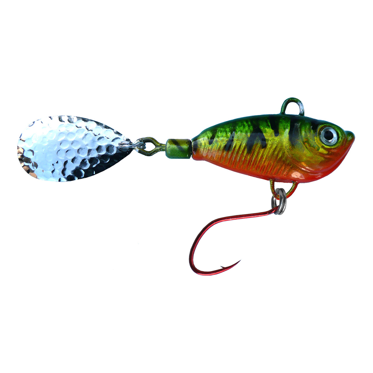 ProfiBlinker Trout Professional Spinner-Jig mit Einzelhaken Barsch-Metallic / Silber Blatt / 7g / 1 Stück
