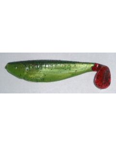 Profi Blinker Attractor raubfisch-grün Größe B 5cm / 8er Pack