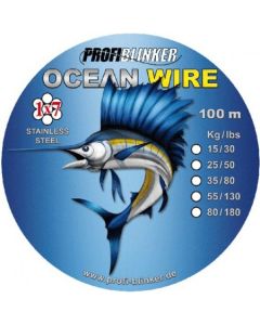 Ocean-Wire Stahlvorfächer 100 Meter - 55kg Tragkraft 